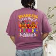 Thankful For My 1st Grade Turkeys Thanksgiving Teacher Fall Women's Comfort Colors T-Shirt Back Print Berry Thankful For My 1st Grade Turkeys Thanksgiving Teacher Fall Women's Comfort Colors T-Shirt Back Print Berry