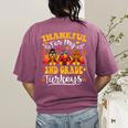 Thankful For My 2nd Grade Turkeys Thanksgiving Teacher Fall Women's Comfort Colors T-Shirt Back Print Berry Thankful For My 2nd Grade Turkeys Thanksgiving Teacher Fall Women's Comfort Colors T-Shirt Back Print Berry
