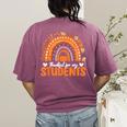 Thankful For My Students Teacher Thanksgiving School Fall Women's Comfort Colors T-Shirt Back Print Berry Thankful For My Students Teacher Thanksgiving School Fall Women's Comfort Colors T-Shirt Back Print Berry
