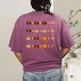 Thanksgiving Order Of Operations Turkey Quiz Math Teacher Women's Comfort Colors T-Shirt Back Print Berry