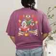 Thanksgiving Teacher Books Turkey Reading Book Women's Comfort Colors T-Shirt Back Print Berry Thanksgiving Teacher Books Turkey Reading Book Women's Comfort Colors T-Shirt Back Print Berry