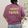 Third Grade Dream Team 3rd Grade Teacher Back To School Kids Women's Comfort Colors T-Shirt Back Print Berry Third Grade Dream Team 3rd Grade Teacher Back To School Kids Women's Comfort Colors T-Shirt Back Print Berry