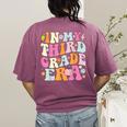 In My Third Grade Era 3rd Grade Era Teacher Back To School Women's Comfort Colors T-Shirt Back Print Berry