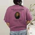 Thomas Paine Common Sense USA History Teacher Student Women's Comfort Colors T-Shirt Back Print Berry Thomas Paine Common Sense USA History Teacher Student Women's Comfort Colors T-Shirt Back Print Berry
