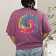 Tie Dye Prek Teacher Rainbow Preschool Back To School Girl Women's Comfort Colors T-Shirt Back Print Berry Tie Dye Prek Teacher Rainbow Preschool Back To School Girl Women's Comfort Colors T-Shirt Back Print Berry
