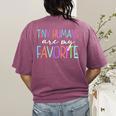 Tiny Humans Are My Favorite Daycare Provider Teacher Daycare Women's Comfort Colors T-Shirt Back Print Berry