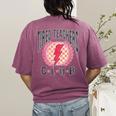 Tired Teachers Club Study Lover School Apparel Women's Comfort Colors T-Shirt Back Print Berry