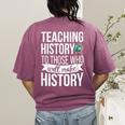 History Teacher Appreciation History Teaching Women's Comfort Colors T-Shirt Back Print Berry History Teacher Appreciation History Teaching Women's Comfort Colors T-Shirt Back Print Berry