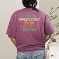 History Teacher Repeats Itself I'm Getting a Dinosaur Women's Comfort Colors T-Shirt Back Print Berry History Teacher Repeats Itself I'm Getting a Dinosaur Women's Comfort Colors T-Shirt Back Print Berry
