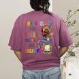 Turkey Thanksgiving Art Teacher Costume Tee For Artists Women's Comfort Colors T-Shirt Back Print Berry