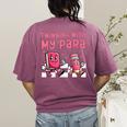 Twinning With My Para Teacher Matching Paraprofessional 70s For Men Women Women's Comfort Colors T-Shirt Back Print Berry