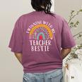 Twinning With My Teacher Bestie Spirit Week Girls Day Kids Women's Comfort Colors T-Shirt Back Print Berry Twinning With My Teacher Bestie Spirit Week Girls Day Kids Women's Comfort Colors T-Shirt Back Print Berry