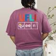 UFLI Queen Science Of Reading Literacy Teacher Appreciation Women's Comfort Colors T-Shirt Back Print Berry UFLI Queen Science Of Reading Literacy Teacher Appreciation Women's Comfort Colors T-Shirt Back Print Berry
