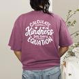 Unity Day Anti Bullying Calculate Kindness Math Teacher Kids Women's Comfort Colors T-Shirt Back Print Berry Unity Day Anti Bullying Calculate Kindness Math Teacher Kids Women's Comfort Colors T-Shirt Back Print Berry