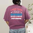 US History And Government Teacher Gifts Funny I Find You Women's Comfort Colors T-Shirt Back Print Berry