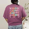 Walkie Calls Are My Cardio Special Education Teacher School Women's Comfort Colors T-Shirt Back Print Berry Walkie Calls Are My Cardio Special Education Teacher School Women's Comfort Colors T-Shirt Back Print Berry