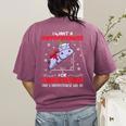 I Want A Hippopotenuse For Christmath Math Teacher Christmas Women's Comfort Colors T-Shirt Back Print Berry I Want A Hippopotenuse For Christmath Math Teacher Christmas Women's Comfort Colors T-Shirt Back Print Berry