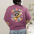 Weird Teachers Build Character Raccoon Colourful Floral Women's Comfort Colors T-Shirt Back Print Berry Weird Teachers Build Character Raccoon Colourful Floral Women's Comfort Colors T-Shirt Back Print Berry