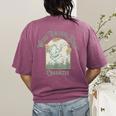 Weird Teachers Build Character- Teacher's Day Women's Comfort Colors T-Shirt Back Print Berry