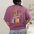 Wild About Learning Teacher Back To School Teaching Women's Comfort Colors T-Shirt Back Print Berry Wild About Learning Teacher Back To School Teaching Women's Comfort Colors T-Shirt Back Print Berry