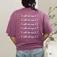 I Will Not Say 67 Teacher Classroom Humor Shirt Women's Comfort Colors T-Shirt Back Print Berry I Will Not Say 67 Teacher Classroom Humor Shirt Women's Comfort Colors T-Shirt Back Print Berry