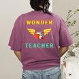 Wonder Teacher Instructor Professor Proud Literature Men Women Girls Kids T-Shirt Women's Comfort Colors T-Shirt Back Print Berry Wonder Teacher Instructor Professor Proud Literature Men Women Girls Kids T-Shirt Women's Comfort Colors T-Shirt Back Print Berry