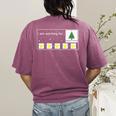 I Am Working For Christmas Break Special Education Teacher Women's Comfort Colors T-Shirt Back Print Berry