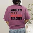World's Best Okayest Teacher ACY025a For Men Women Women's Comfort Colors T-Shirt Back Print Berry World's Best Okayest Teacher ACY025a For Men Women Women's Comfort Colors T-Shirt Back Print Berry