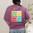 What Zone Are You In How Are You Feeling Teacher Women's Comfort Colors T-Shirt Back Print Berry What Zone Are You In How Are You Feeling Teacher Women's Comfort Colors T-Shirt Back Print Berry