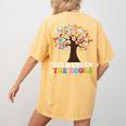 100 Days In The Books Reading Teacher 100th Day Of School Women's Comfort Colors T-Shirt Back Print Mustard 100 Days In The Books Reading Teacher 100th Day Of School Women's Comfort Colors T-Shirt Back Print Mustard
