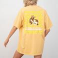 100th Day Of School Teacher Monkey Pun Banana For Men Women Girls Kids Women's Comfort Colors T-Shirt Back Print Mustard