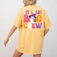 1st Grade Boo Crew Halloween First Grade Halloween Teacher Women's Comfort Colors T-Shirt Back Print Mustard 1st Grade Boo Crew Halloween First Grade Halloween Teacher Women's Comfort Colors T-Shirt Back Print Mustard