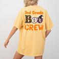 3rd Grade Boo Crew Halloween Teachers Students Costume Women's Comfort Colors T-Shirt Back Print Mustard 3rd Grade Boo Crew Halloween Teachers Students Costume Women's Comfort Colors T-Shirt Back Print Mustard