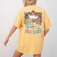 3rd Grade Boo Crew Third Grade Halloween Costume Teacher Kid Women's Comfort Colors T-Shirt Back Print Mustard