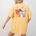 3rd Grade Boo Crew Third Grade Halloween Costume Teacher Kid Women's Comfort Colors T-Shirt Back Print Mustard 3rd Grade Boo Crew Third Grade Halloween Costume Teacher Kid Women's Comfort Colors T-Shirt Back Print Mustard