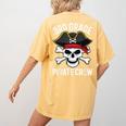 3rd Grade Pirate Crew Halloween Costume Student Teacher Women's Comfort Colors T-Shirt Back Print Mustard