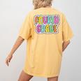 4th Grade Back To School Dalmatian Dots Teacher Student Women's Comfort Colors T-Shirt Back Print Mustard 4th Grade Back To School Dalmatian Dots Teacher Student Women's Comfort Colors T-Shirt Back Print Mustard