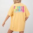 4th Grade Squad Fourth Teacher Student Team Back To School Women's Comfort Colors T-Shirt Back Print Mustard 4th Grade Squad Fourth Teacher Student Team Back To School Women's Comfort Colors T-Shirt Back Print Mustard