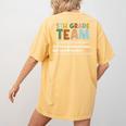 5TH Grade Team Teacher Like A Normal Team Fifth Grade Women's Comfort Colors T-Shirt Back Print Mustard 5TH Grade Team Teacher Like A Normal Team Fifth Grade Women's Comfort Colors T-Shirt Back Print Mustard