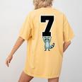 6 7 Matching Teachers Halloween Costume Raccoon Women's Comfort Colors T-Shirt Back Print Mustard 6 7 Matching Teachers Halloween Costume Raccoon Women's Comfort Colors T-Shirt Back Print Mustard