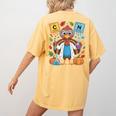 67 Chemistry Science Teacher Periodic Table Thanksgiving Women's Comfort Colors T-Shirt Back Print Mustard