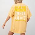 67 Meme Math Teacher School 6-7 Brain Rot Six Seven Women's Comfort Colors T-Shirt Back Print Mustard 67 Meme Math Teacher School 6-7 Brain Rot Six Seven Women's Comfort Colors T-Shirt Back Print Mustard
