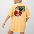 67 Teacher Christmas Santa Six Seven Meme Brainrot Math Joke Women's Comfort Colors T-Shirt Back Print Mustard 67 Teacher Christmas Santa Six Seven Meme Brainrot Math Joke Women's Comfort Colors T-Shirt Back Print Mustard