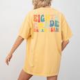 8th Grade Dream Team Teachers Boys Kids Retro Back To School Women's Comfort Colors T-Shirt Back Print Mustard