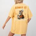 Admit It You Low Key Love Art Bruh Halloween Art Teacher Women's Comfort Colors T-Shirt Back Print Mustard Admit It You Low Key Love Art Bruh Halloween Art Teacher Women's Comfort Colors T-Shirt Back Print Mustard
