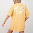 Art Is My Favorite Sport Artist Art Lover Teacher Women's Comfort Colors T-Shirt Back Print Mustard Art Is My Favorite Sport Artist Art Lover Teacher Women's Comfort Colors T-Shirt Back Print Mustard