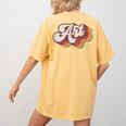 Art Teacher Back To School Women's Comfort Colors T-Shirt Back Print Mustard Art Teacher Back To School Women's Comfort Colors T-Shirt Back Print Mustard