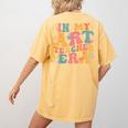 In My Art Teacher Era Artists First Day Of School Women Women's Comfort Colors T-Shirt Back Print Mustard In My Art Teacher Era Artists First Day Of School Women Women's Comfort Colors T-Shirt Back Print Mustard