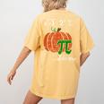 I Ate Some Pumpkin Pi Pie Math Teacher Halloween For Men Women Kids Women's Comfort Colors T-Shirt Back Print Mustard I Ate Some Pumpkin Pi Pie Math Teacher Halloween For Men Women Kids Women's Comfort Colors T-Shirt Back Print Mustard
