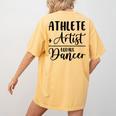 Athlete Plus Artist Equals Dancer Ballerina Teacher Student For Men Women Kids Women's Comfort Colors T-Shirt Back Print Mustard Athlete Plus Artist Equals Dancer Ballerina Teacher Student For Men Women Kids Women's Comfort Colors T-Shirt Back Print Mustard